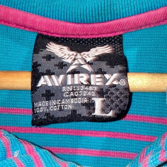 Men’s Blue Striped Tee - Picture 5 of 5